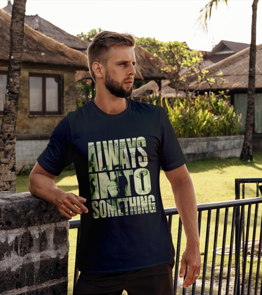 Benjamin Franklin Always Into Something Money T-Shirt