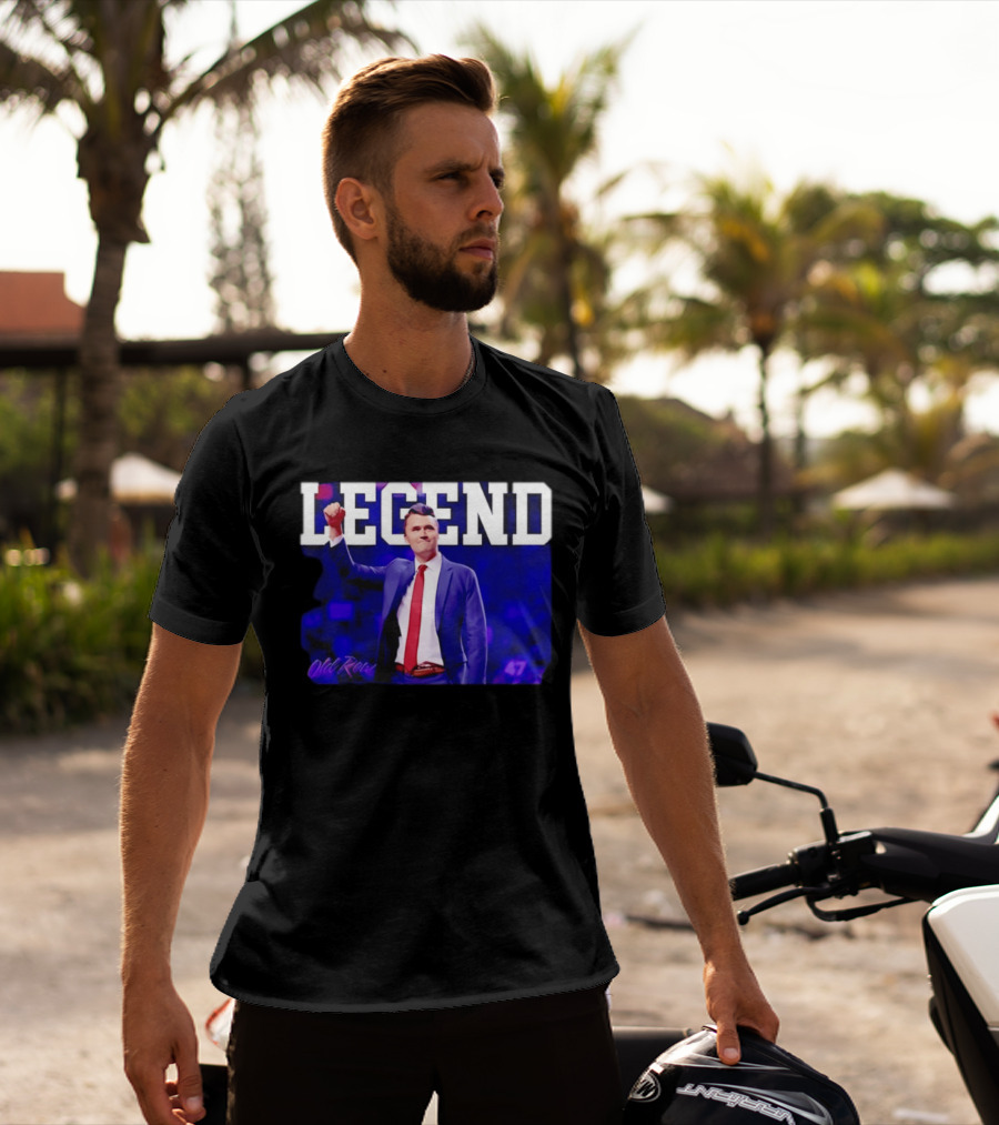 Charlie Kirk Old Row Legend 47 T-Shirt