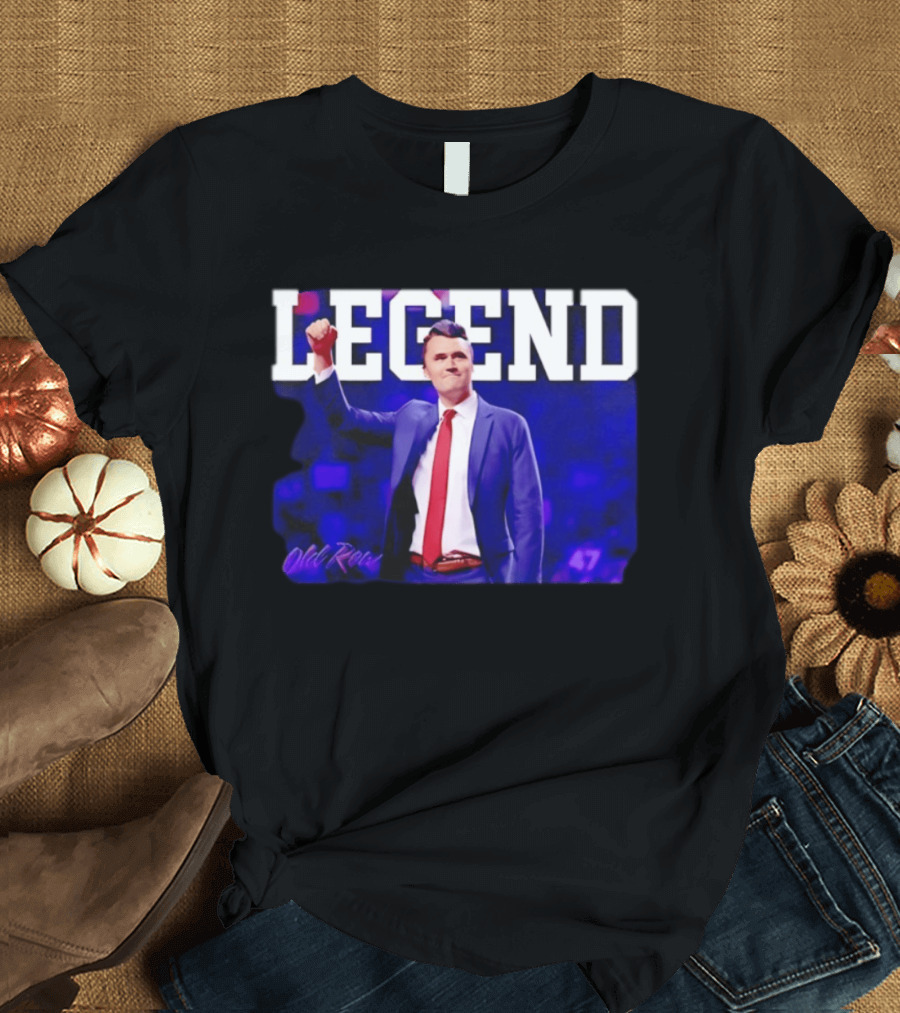 Charlie Kirk Old Row Legend 47 T-Shirt