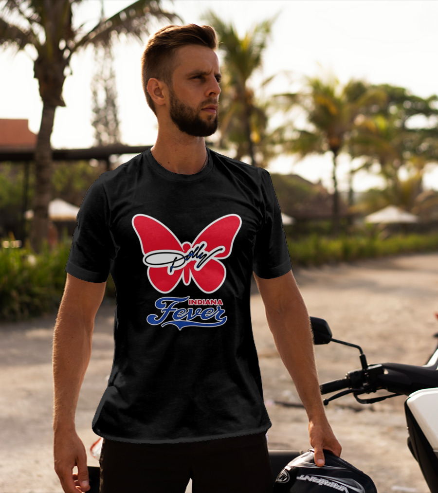 Indiana Fever Women's Basketball Dolly Parton Butterfly Collaboration T-Shirt
