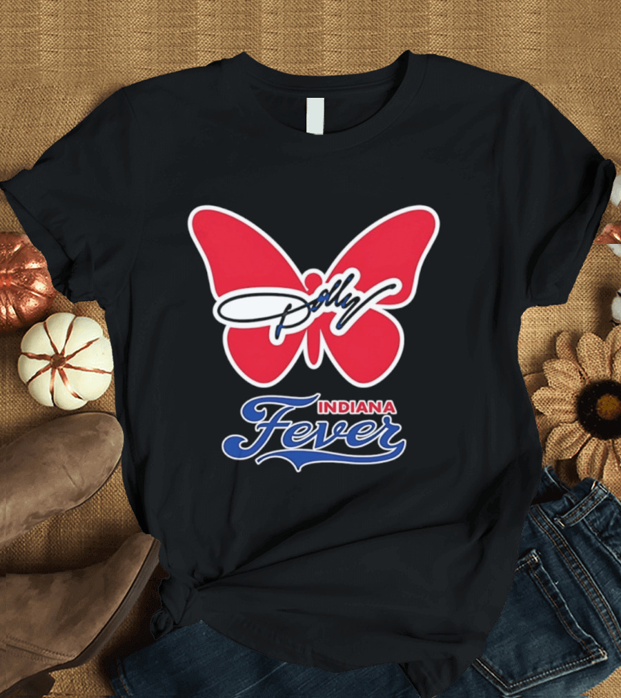 Indiana Fever Women's Basketball Dolly Parton Butterfly Collaboration T-Shirt