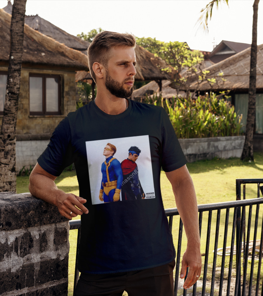 Cyclops And Wiccan Heartstopper X Men Comic Collaboration T-Shirt