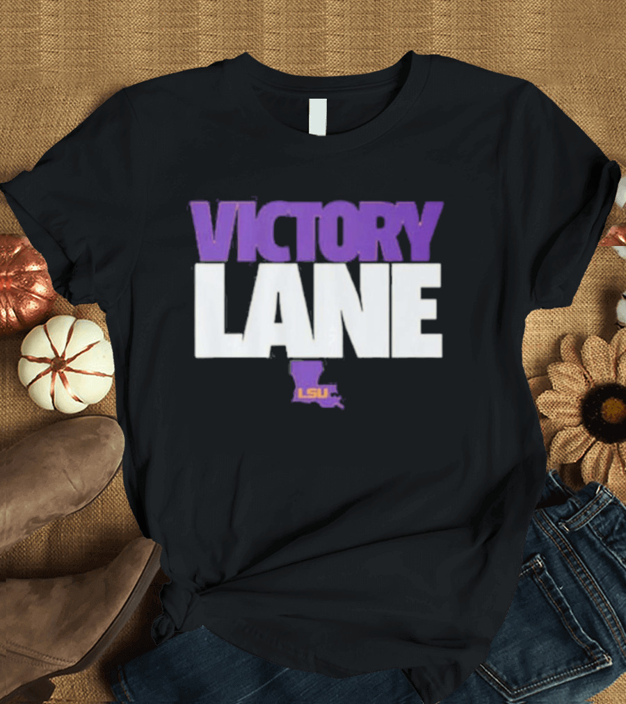Lane Kiffin Victory Lane LSU NCAA Football Tigers T-Shirt