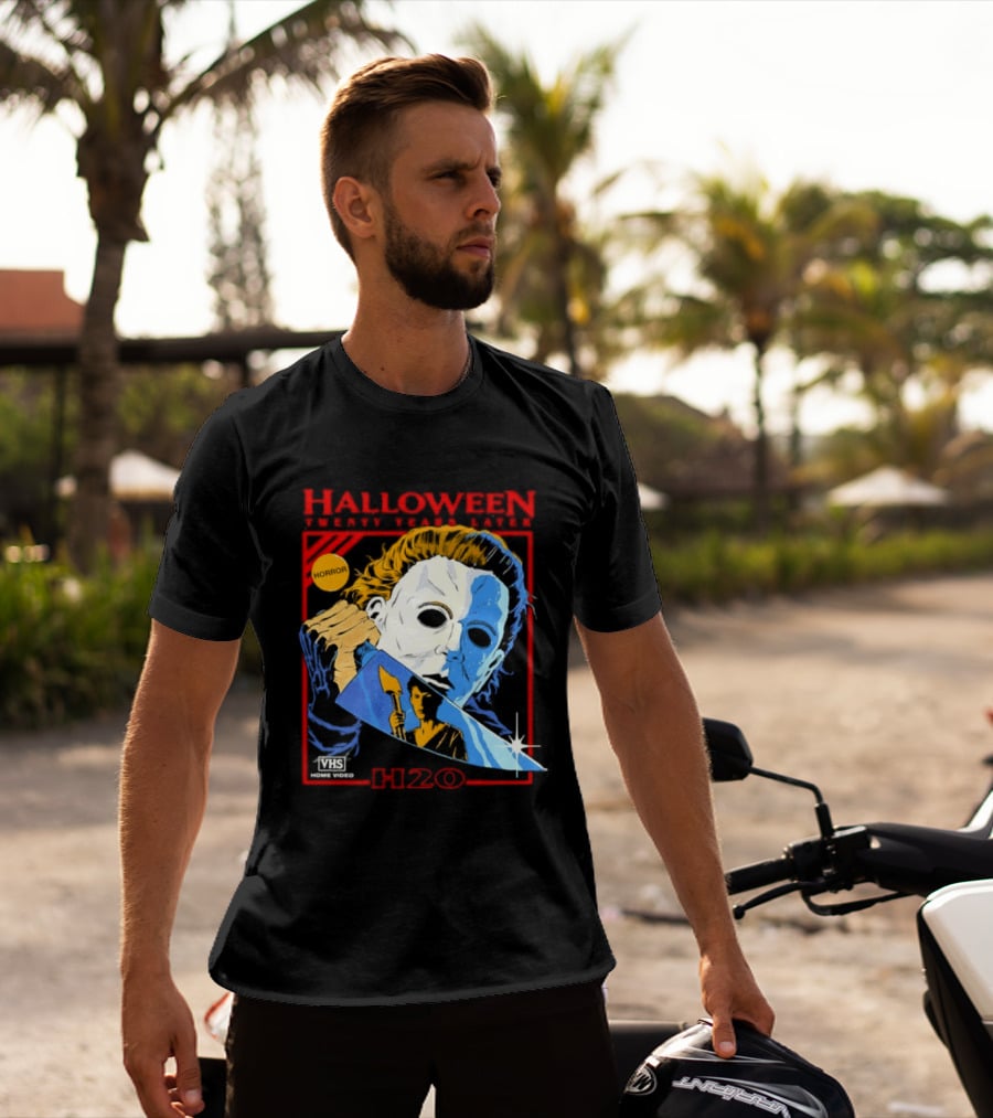 Halloween Twenty Years Later H20 Michael Myers Laurie Strode T-Shirt