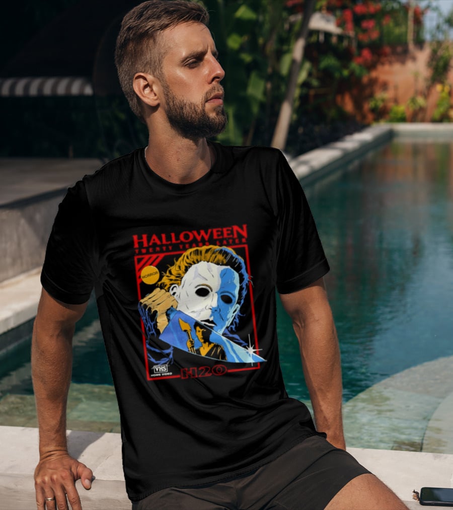 Halloween Twenty Years Later H20 Michael Myers Laurie Strode T-Shirt