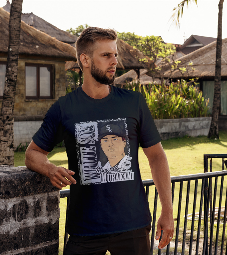 Munetaka Murakami #5 White Sox Baseball T-Shirt