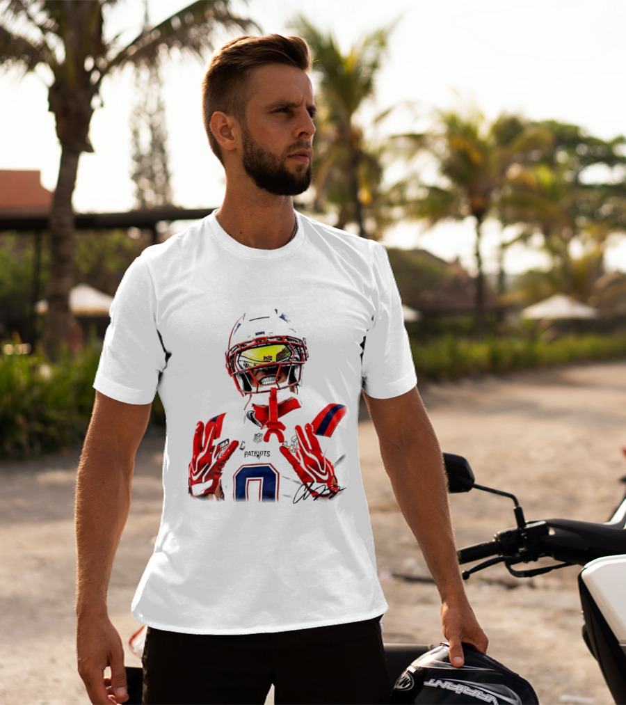 New England Patriots Christian Gonzalez Gonzo Player Number 6 T-Shirt