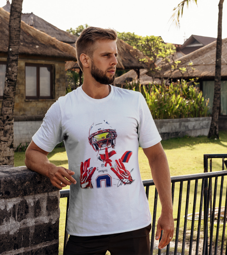 New England Patriots Christian Gonzalez Gonzo Player Number 6 T-Shirt