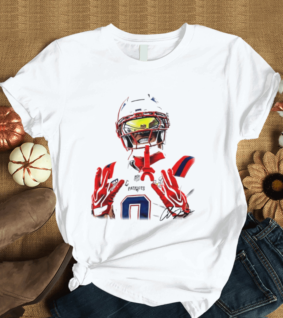 New England Patriots Christian Gonzalez Gonzo Player Number 6 T-Shirt