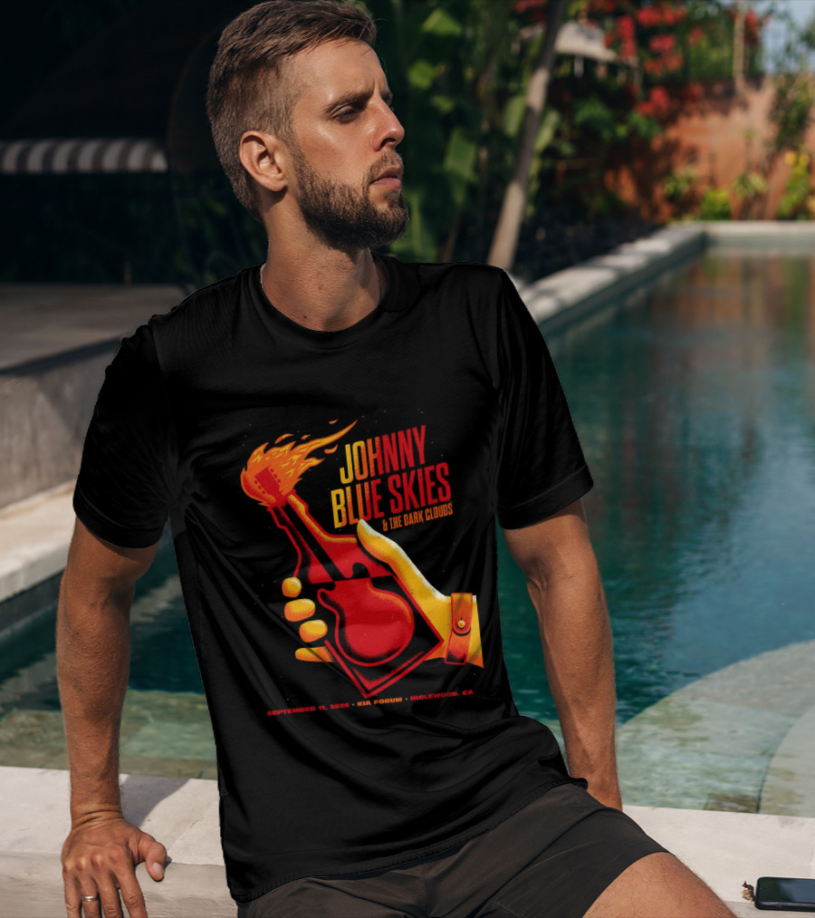 Johnny Blue Skies Inglewood CA 2026 The Dark Shadows Live At Kia Forum September 11 T-Shirt