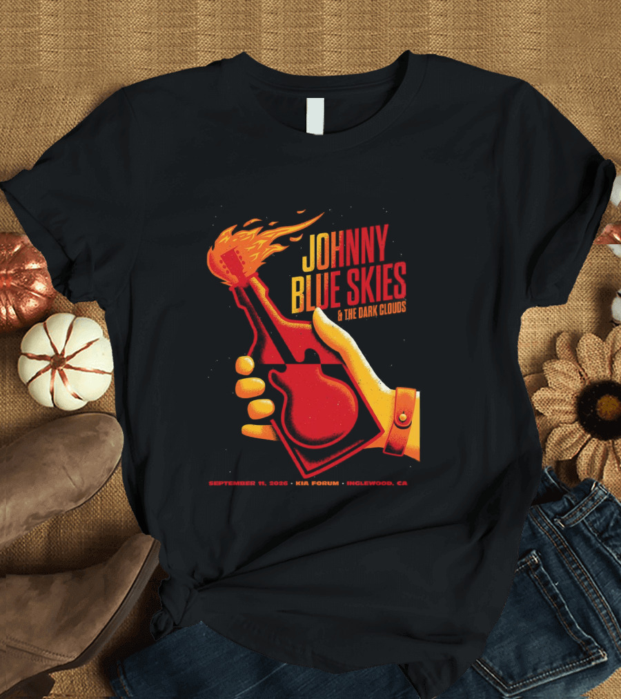 Johnny Blue Skies Inglewood CA 2026 The Dark Shadows Live At Kia Forum September 11 T-Shirt
