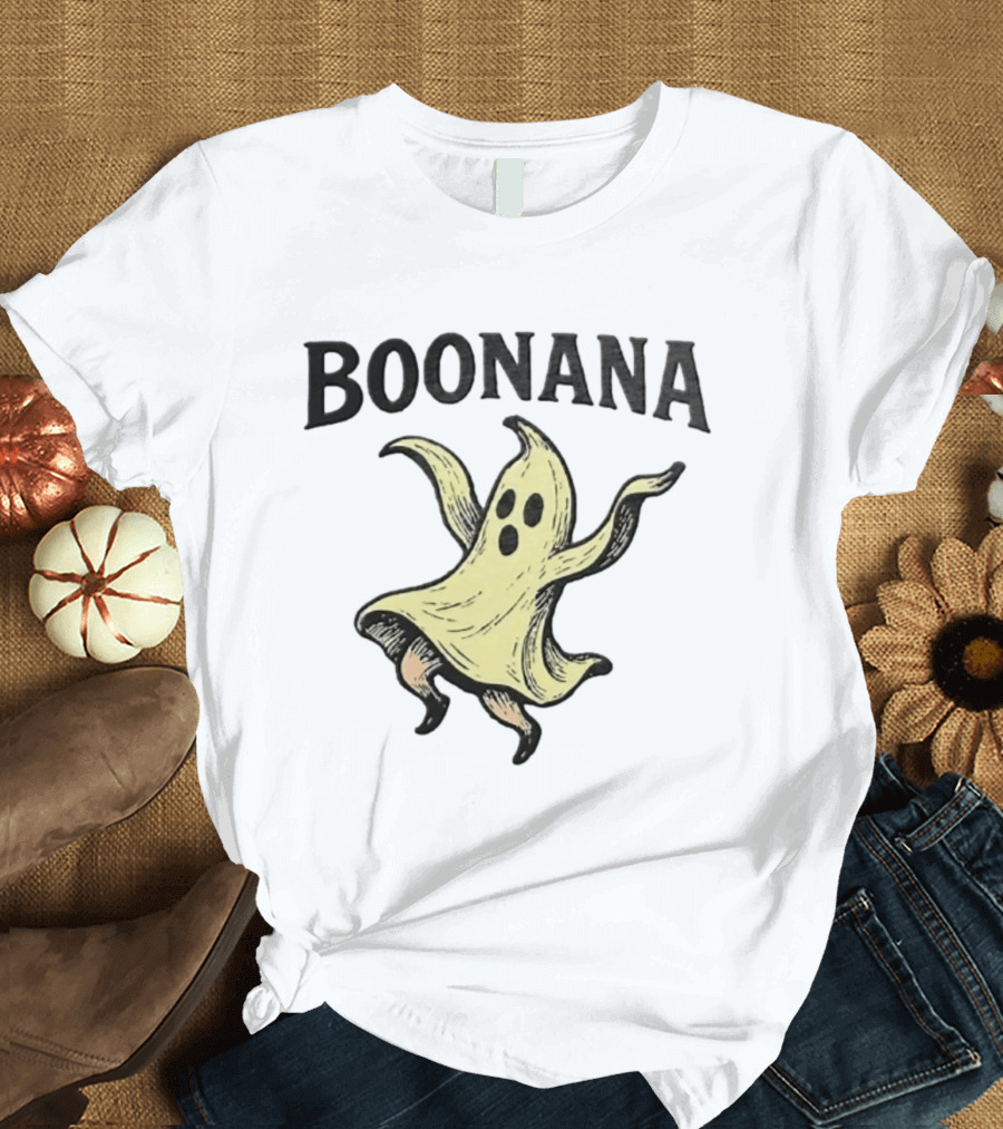 Boonana Ghost Dancing Banana Halloween Costume T-Shirt