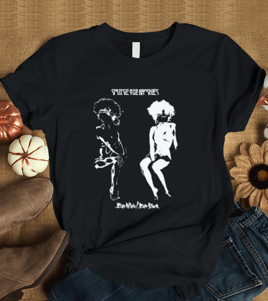 Siouxsie And The Banshees Eve White Eve Black T-Shirt