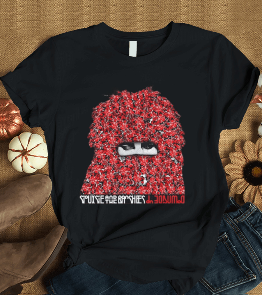 Siouxsie And The Banshees I Promise Red Floral Mask Eyes T-Shirt