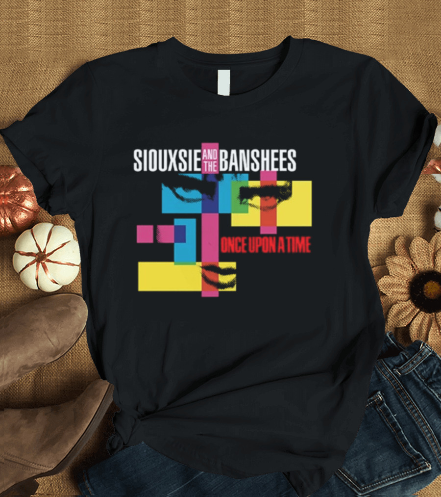 Siouxsie And The Banshees Once Upon A Time 2026 Multicolor Blocks T-Shirt