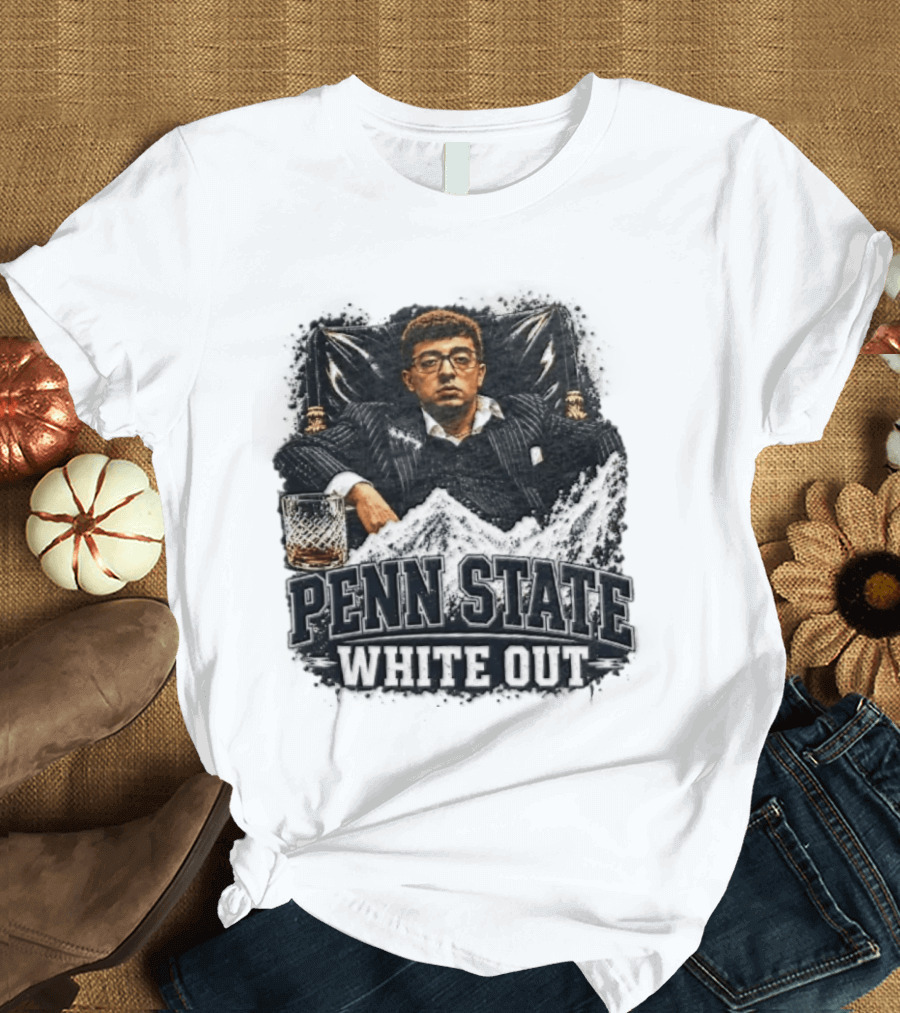 Penn State White Out Man In Suit Nittany Lions T-Shirt