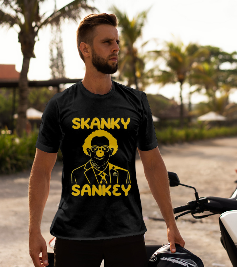 Skanky Sankey LSU Basketball Fan Joke T-Shirt