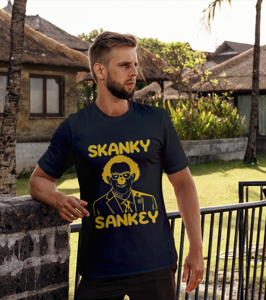 Skanky Sankey LSU Basketball Fan Joke T-Shirt