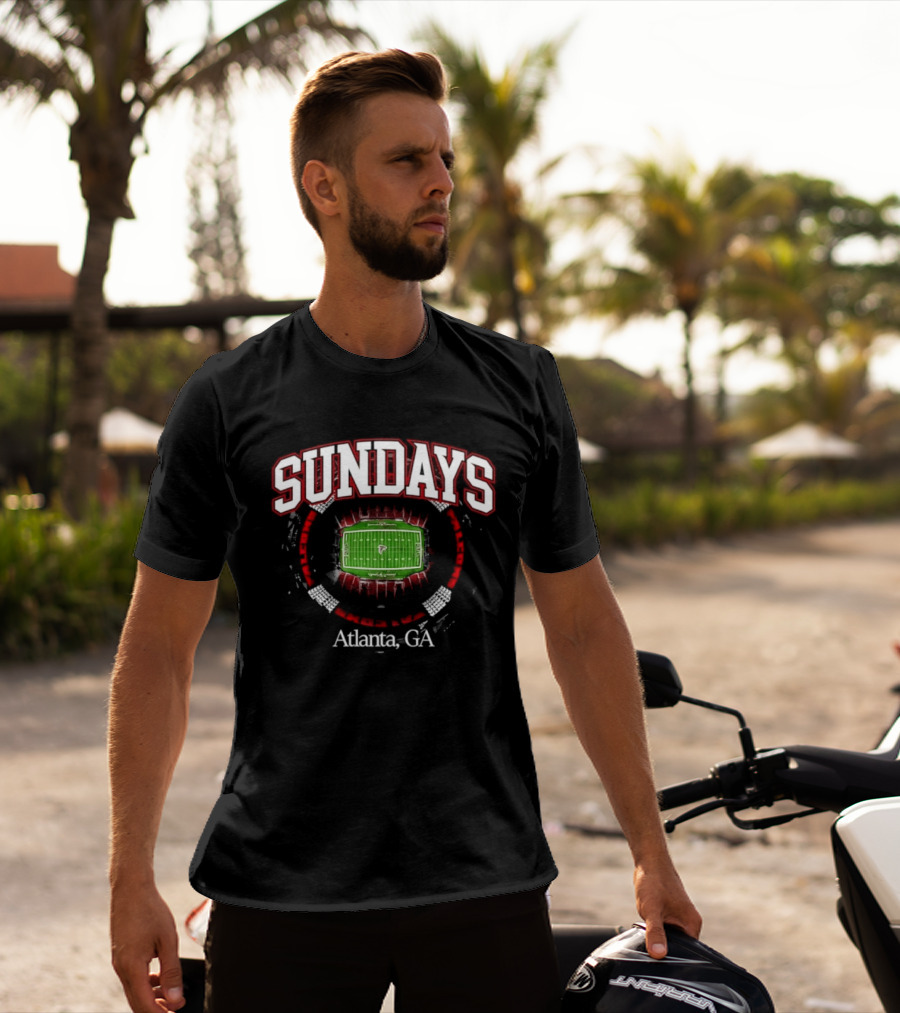 Atlanta GA Sundays Football Stadium T-Shirt