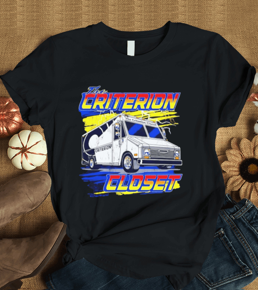 The Criterion Closet Film Movies Cinema Criterion Truck T-Shirt