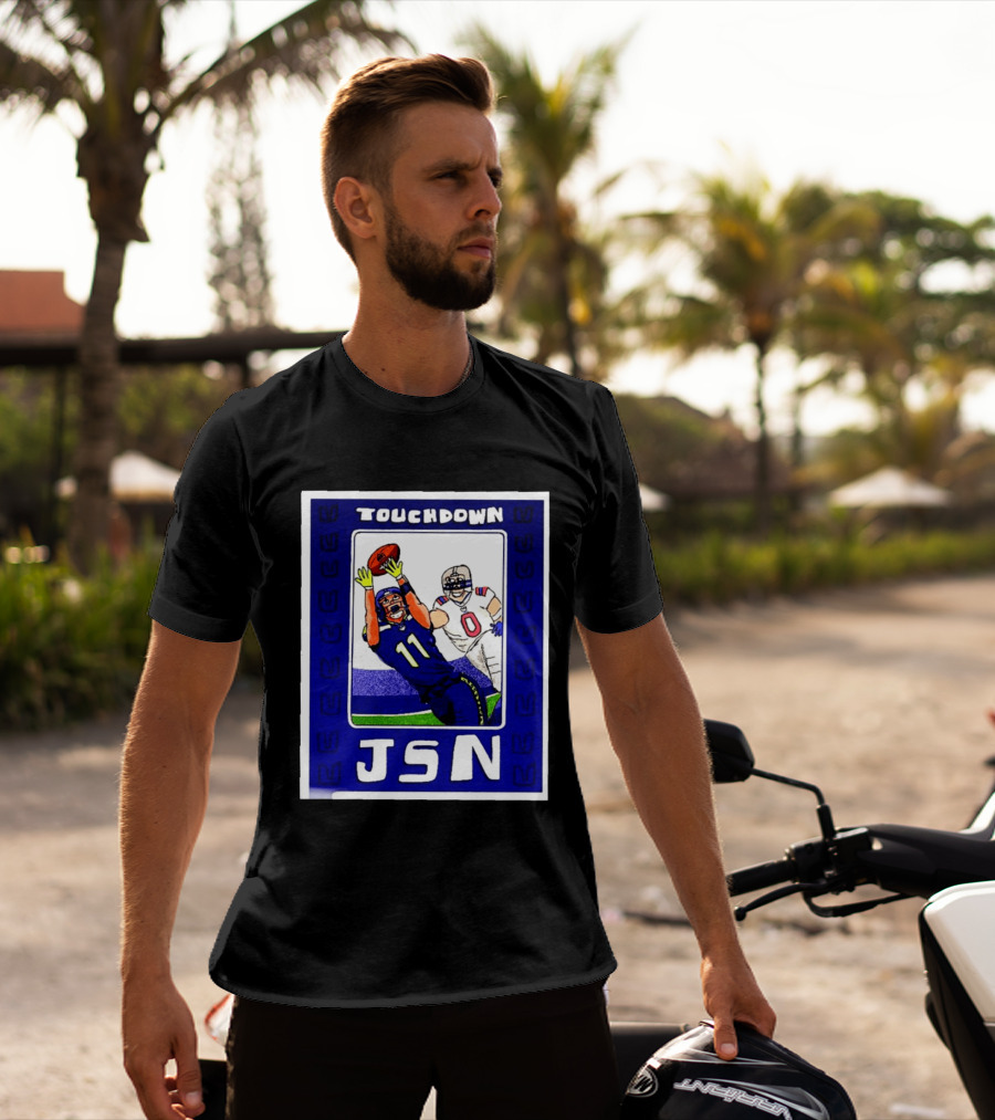 Touchdown JSN Jackson Smith Njigba Seattle Football Catch 11 T-Shirt