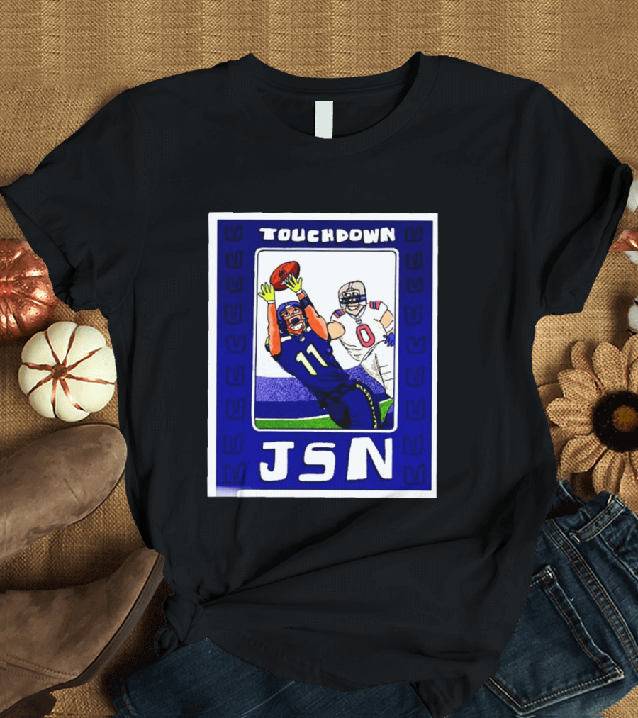 Touchdown JSN Jackson Smith Njigba Seattle Football Catch 11 T-Shirt