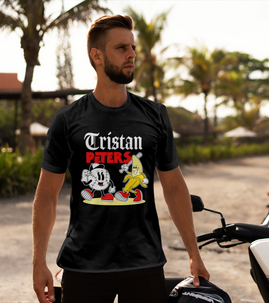 Tristan Peters Chicago White Sox Baseball Banana Cartoon Characters T-Shirt