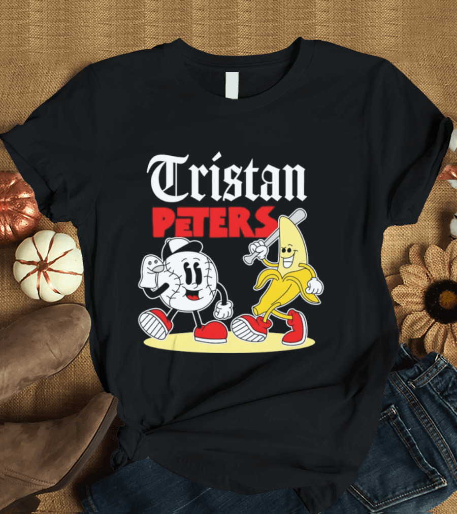 Tristan Peters Chicago White Sox Baseball Banana Cartoon Characters T-Shirt