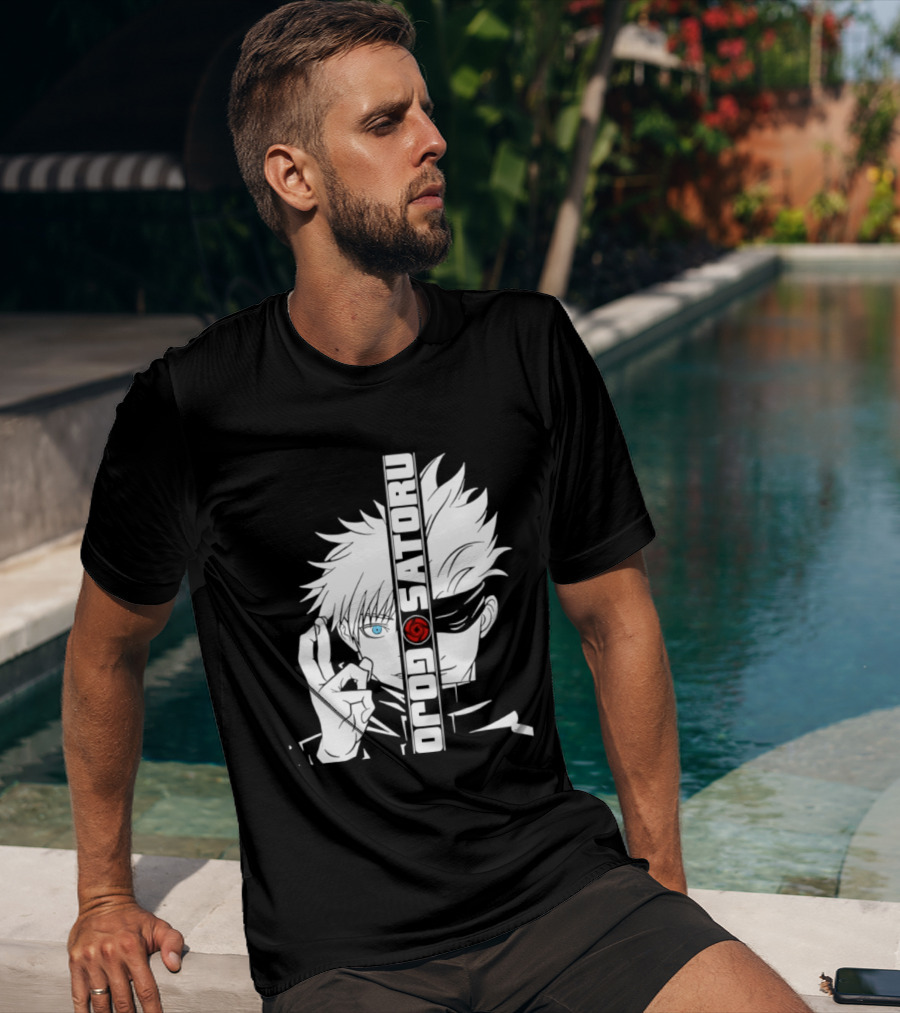 Satoru Gojo Mirror Six Eyes Limitless Jujutsu Kaisen Anime Fan T-Shirt