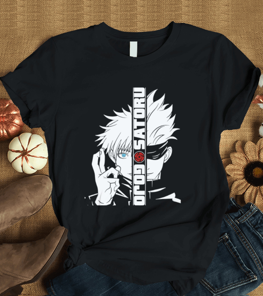 Satoru Gojo Mirror Six Eyes Limitless Jujutsu Kaisen Anime Fan T-Shirt