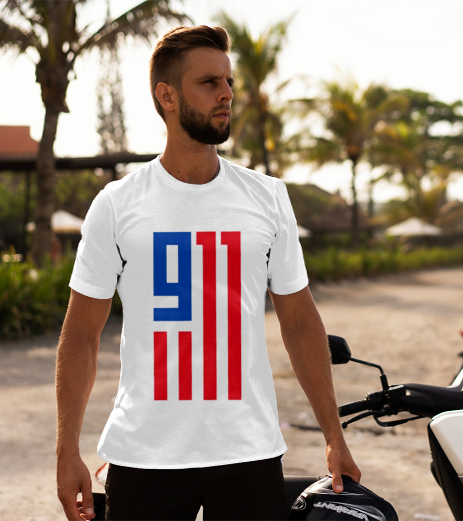 9/11 American Flag USA Patriotic September 11 T-Shirt