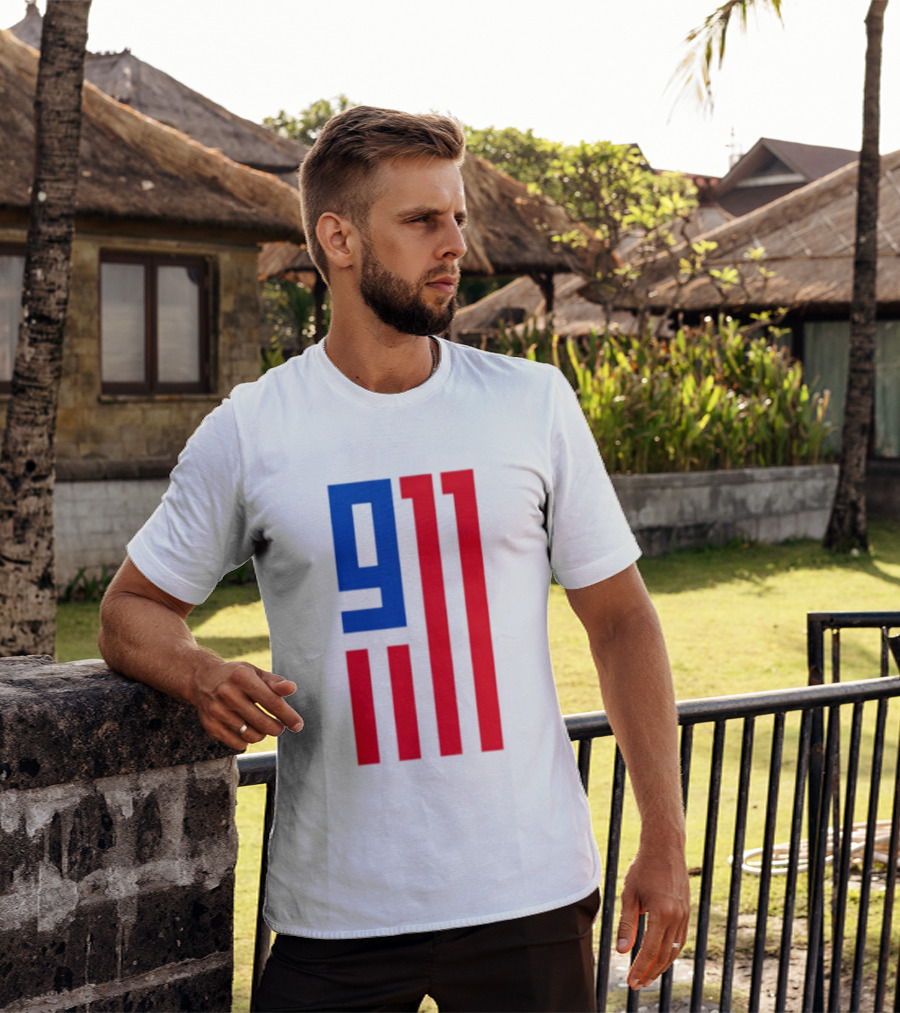 9/11 American Flag USA Patriotic September 11 T-Shirt
