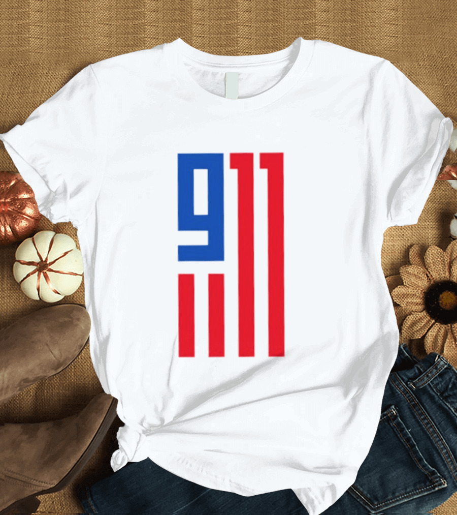 9/11 American Flag USA Patriotic September 11 T-Shirt