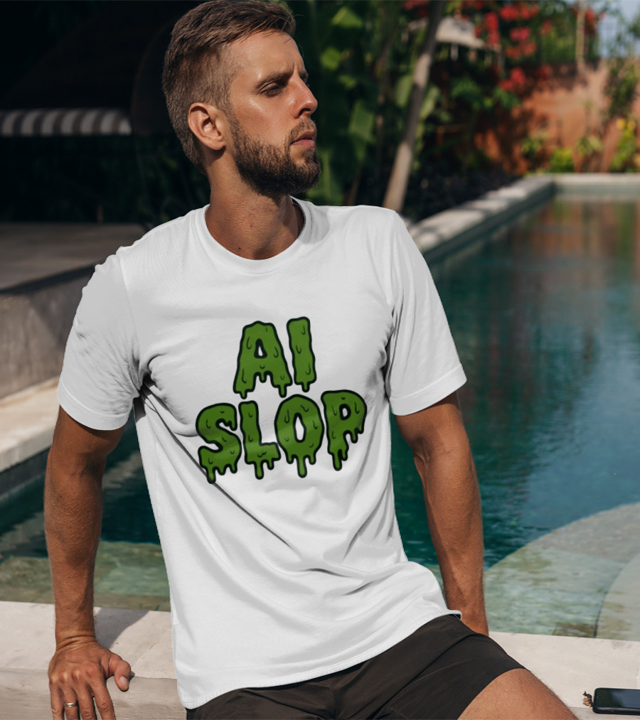 AI Slop Dripping Goo T-Shirt