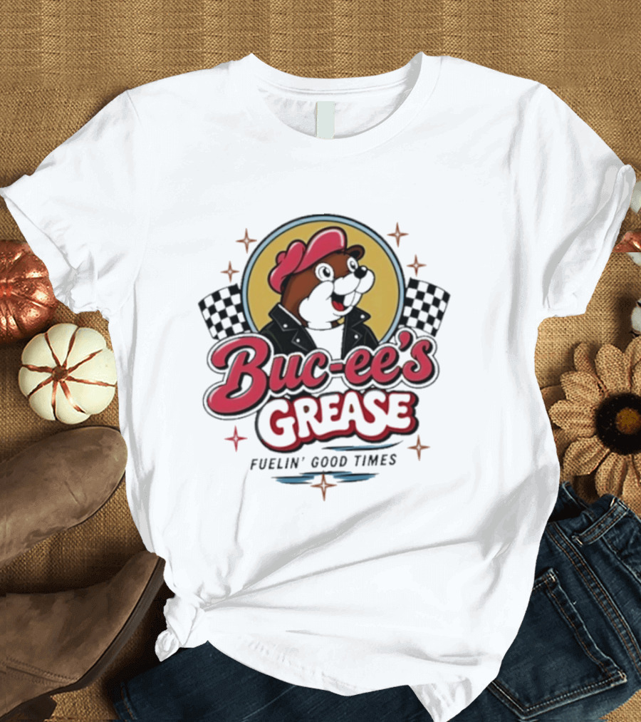 Buc Ee's Grease Fuelin' Good Times Racing T-Shirt