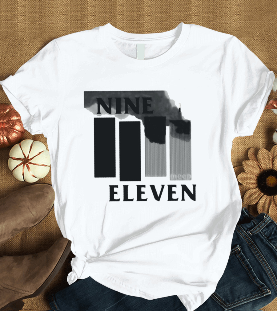 Nine Eleven Meep 9 11 Meme Dark Humor Towers Smoke T-Shirt