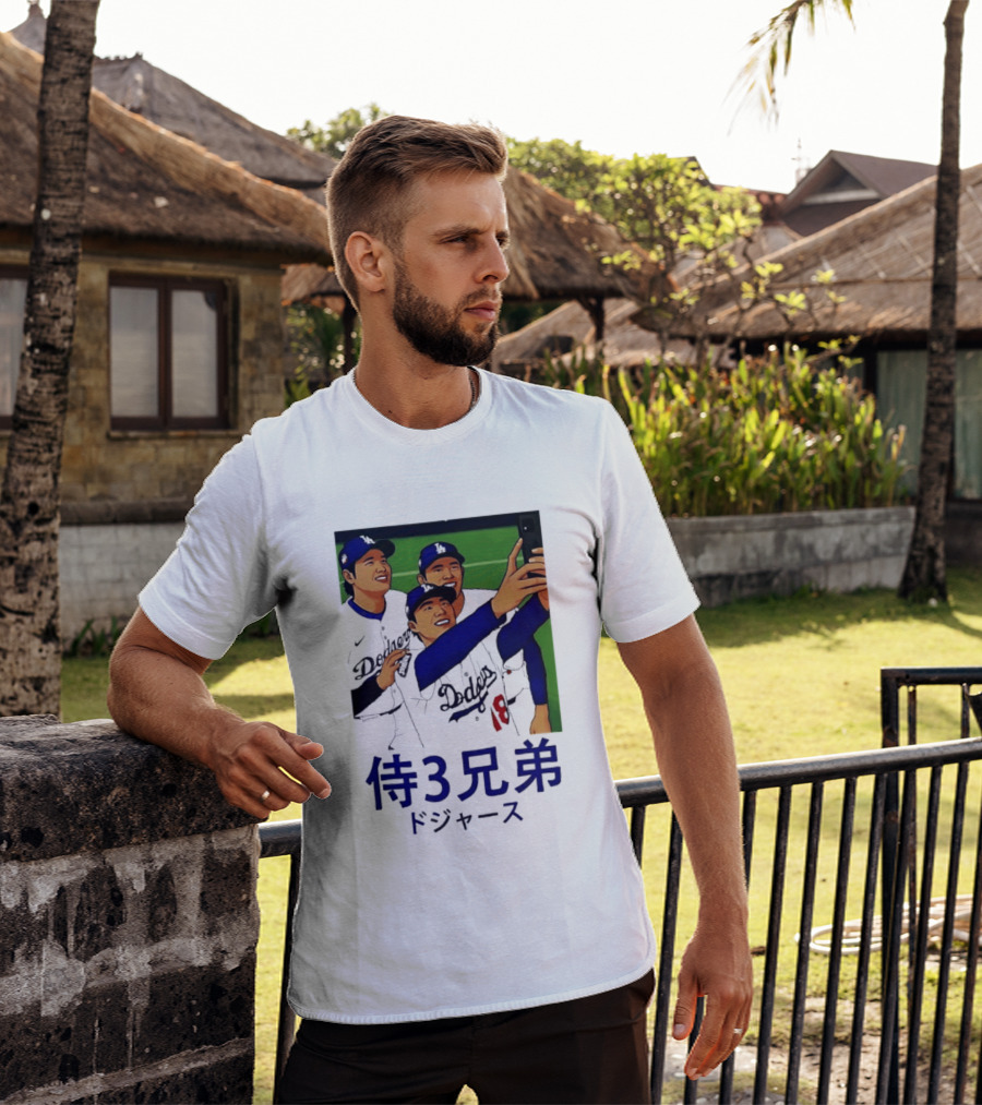 Ohtani Yamamoto Sasaki Dodgers Samurai 3 Brothers T-Shirt