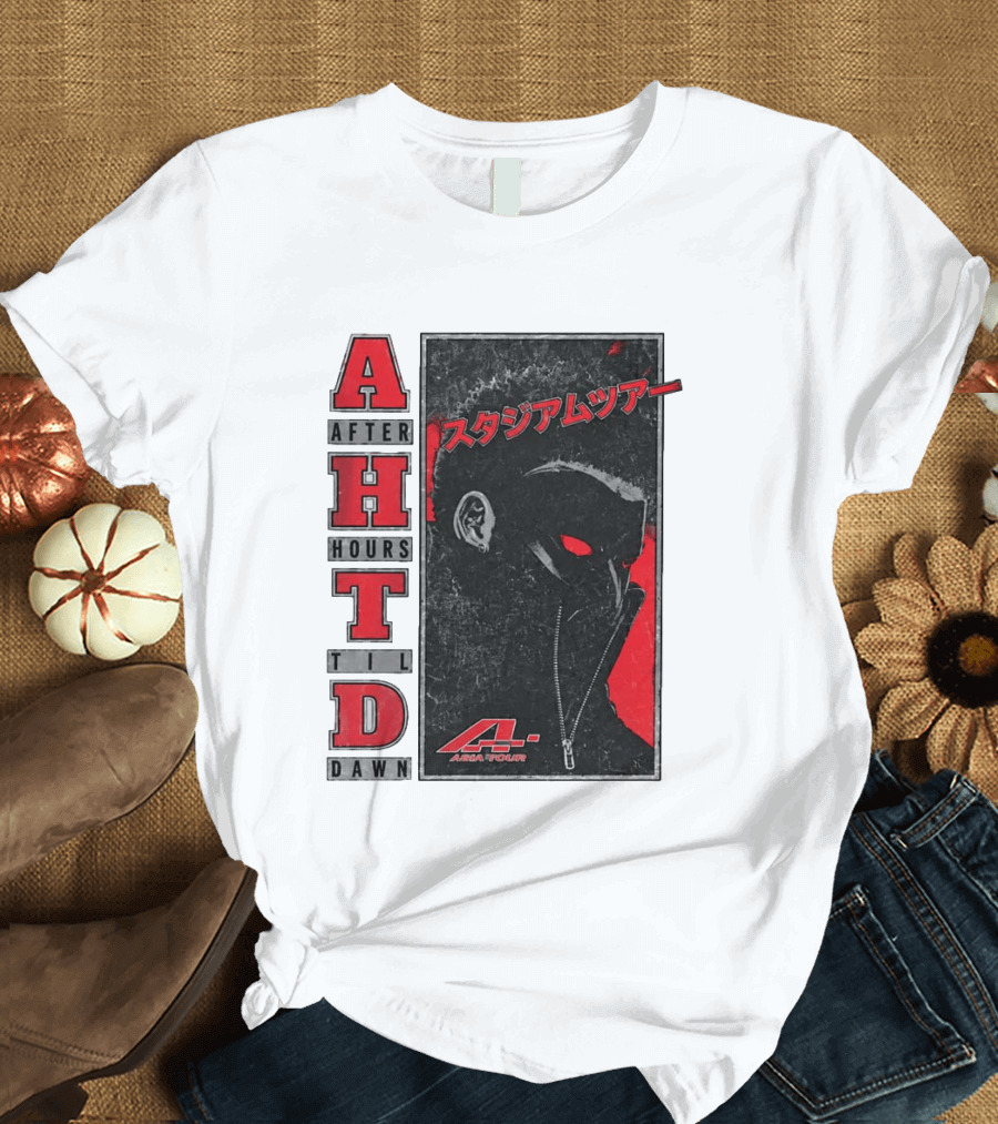 The Weeknd After Hours Til Dawn 2026 Asia Tour Tokyo Japan Pop Up Anime A Asia Tour T-Shirt