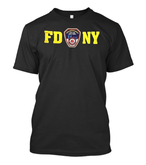FDNY New York Yankees 2026 First Due At Yankee Stadium House On The Hill Two Sided T-Shirt