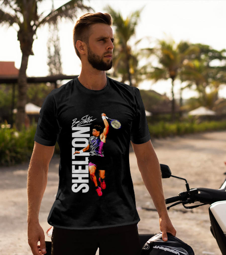 Ben Shelton Tennis Player Signature Art 2026 T-Shirt