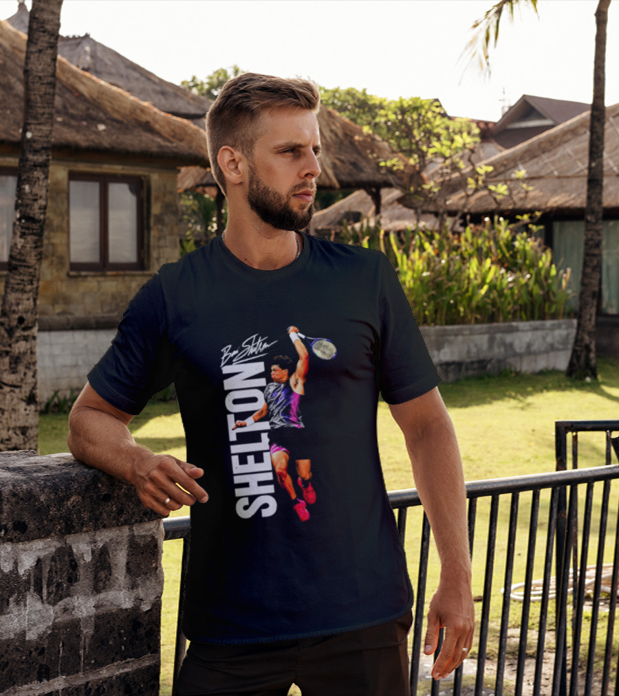 Ben Shelton Tennis Player Signature Art 2026 T-Shirt