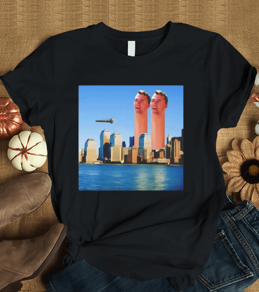Charlie Kirk These Colors Don't Cum 9/11 Meme Turning Point USA Event T-Shirt