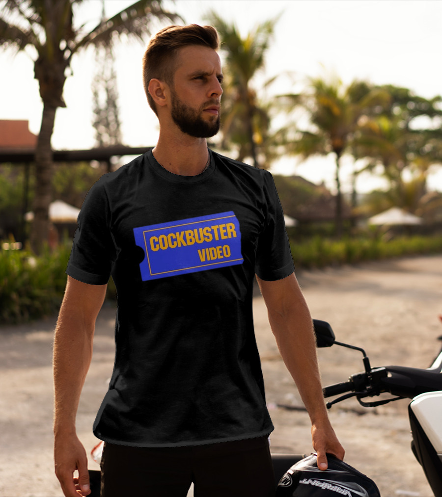 Cockbuster Video 90s Nostalgia Blockbuster T-Shirt