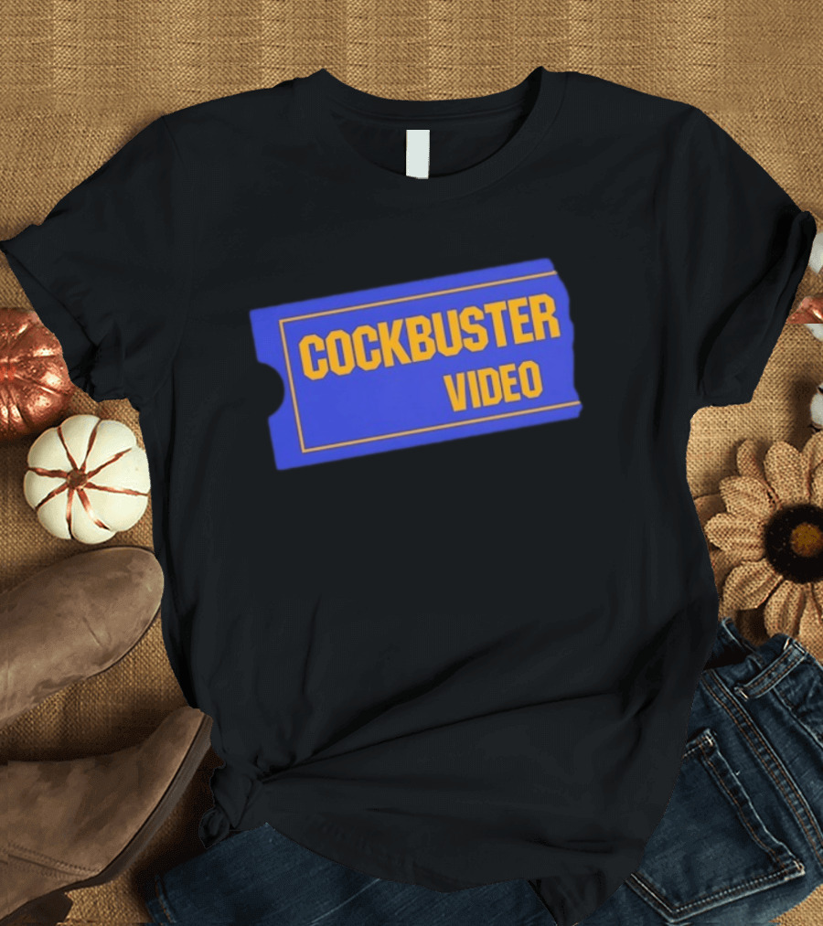 Cockbuster Video 90s Nostalgia Blockbuster T-Shirt
