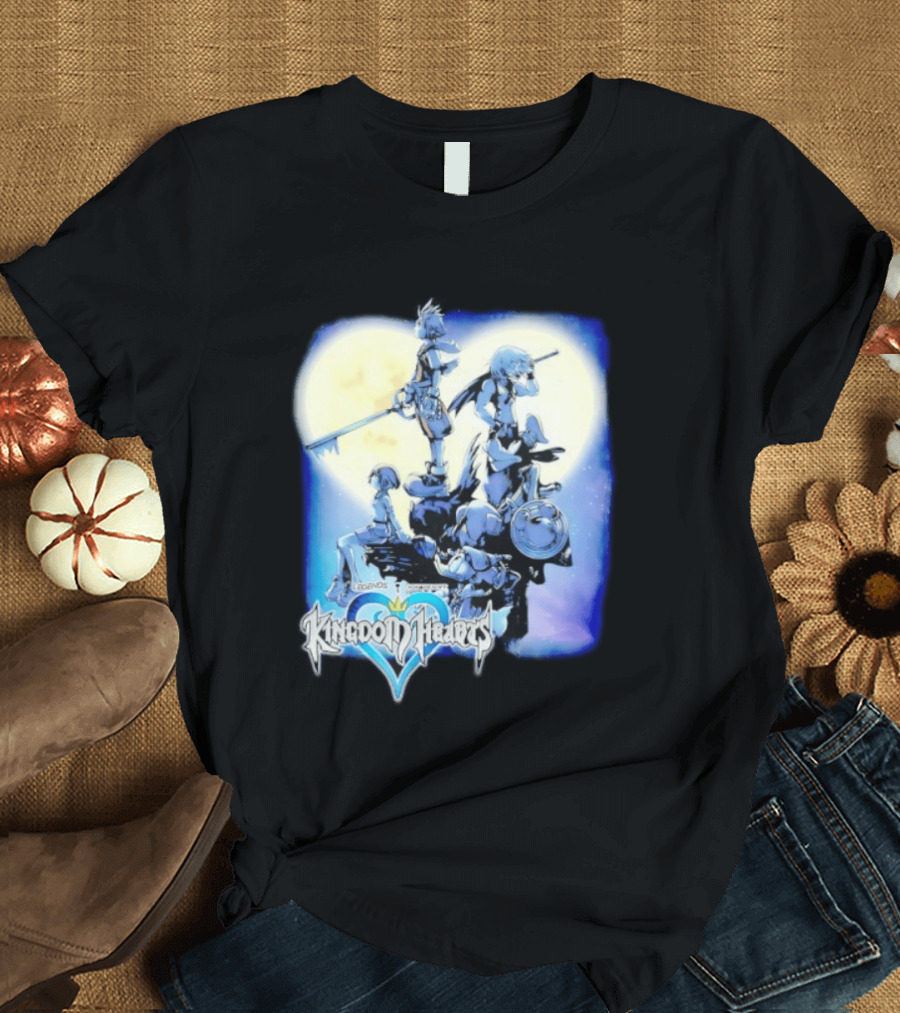 Kingdom Hearts Legends SquareSoft Sora Keyblade Moonlight T-Shirt