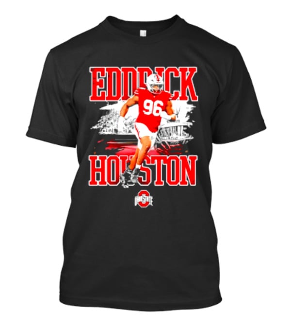 Eddrick Houston 96 Ohio State Buckeyes NCAA Football Player T-Shirt