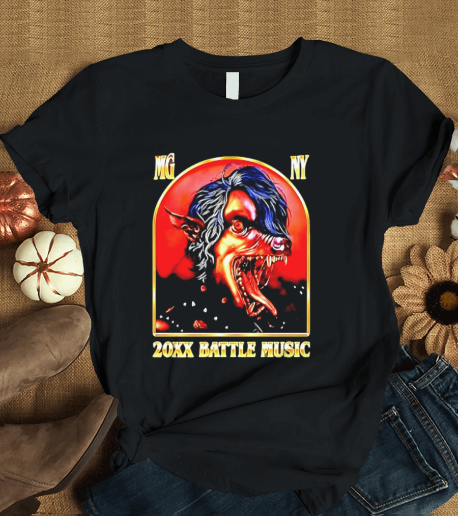 MG NY 20XX Battle Music Machine Gun Kelly Werewolf T-Shirt