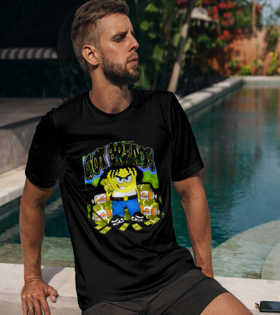 Wakko Exotics Store Whiteloaf Got Bread Black Character With Money Loaves T-Shirt