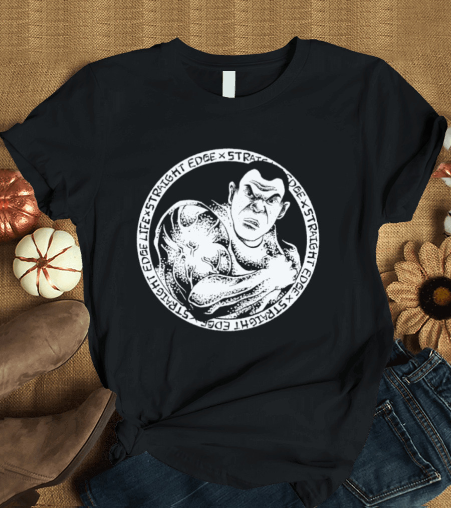 Straight Edge Life X Straight Edge Hardcore Punk T-Shirt