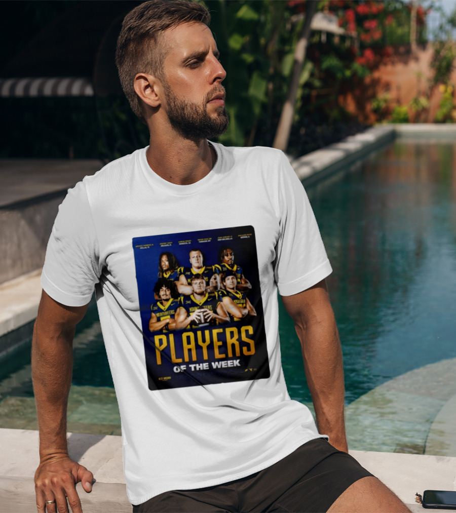 West Virginia Mountaineers Players Of The Week Dallas Fort Manvel Missouri City Huntsville New Orleans Georgia T-Shirt